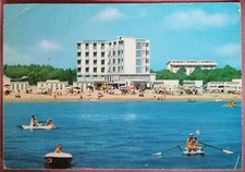 MILANO MARITTIMA (Ravenna) - HOTEL EMBASSY 1962 MOTOSCAFO PATTINO BARCA REMI