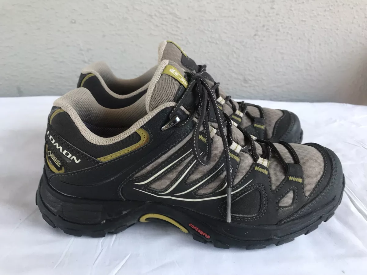 EUC Salomon Ellipse GTX Gore-Tex Women Size US 6 Grey Black | eBay