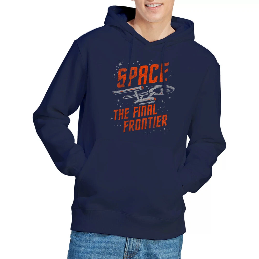 Star Trek Space Travel Hoodie S-2XL, Navy