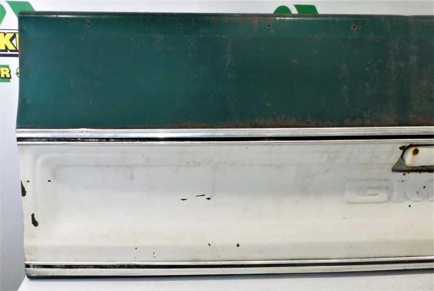 Задний борт грузовика 73-80 Chevy GMC зеленый с белым оригинальным штампом GMC - Изображение 3 из 4