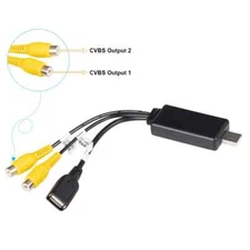 Car Radio Multimedia Player Video AV Output Connect For Android System