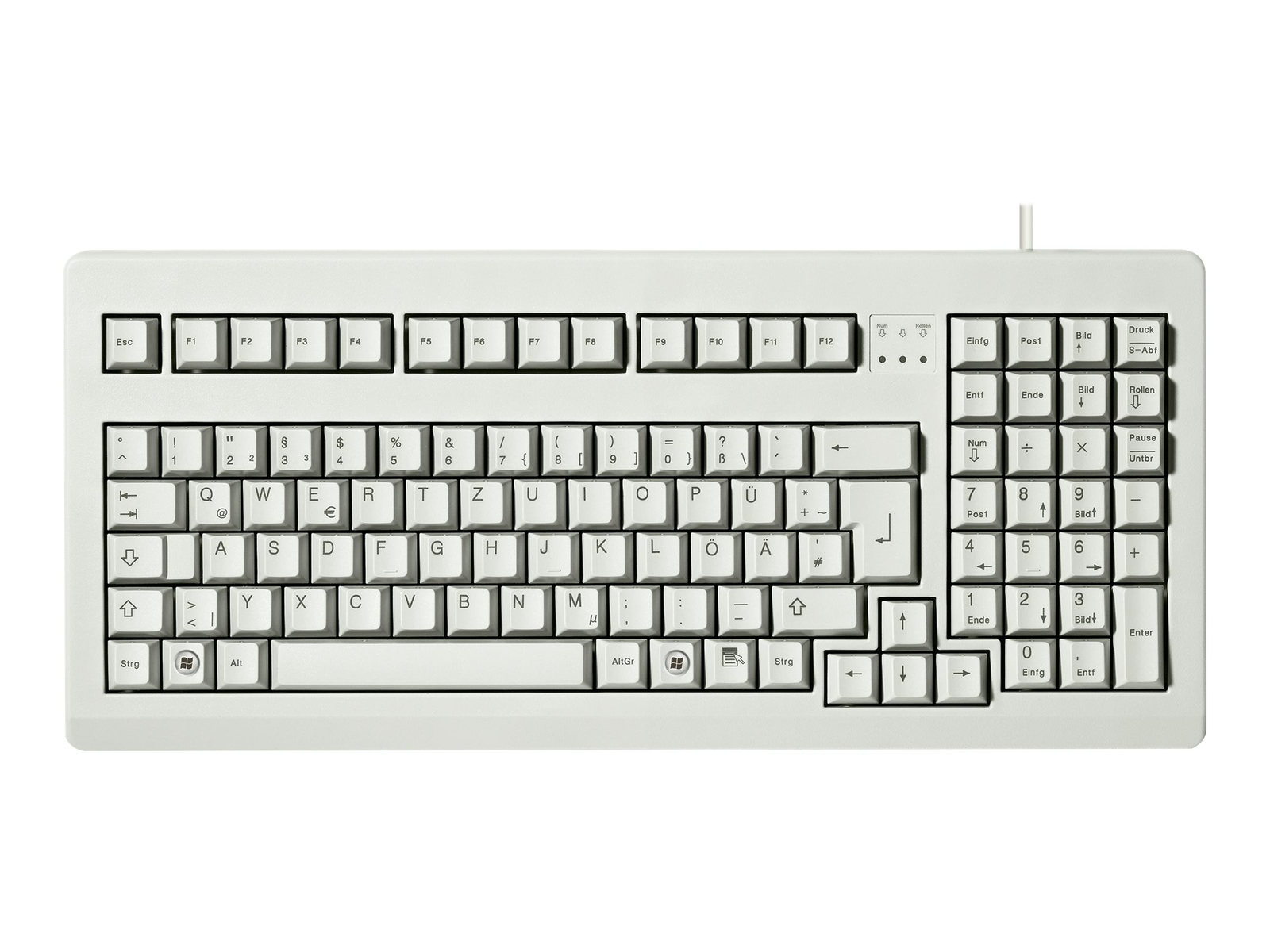Cherry Classic Line G80-1800 Tastiera QWERTY Grigio Tastiera G80-1800LPCES-0