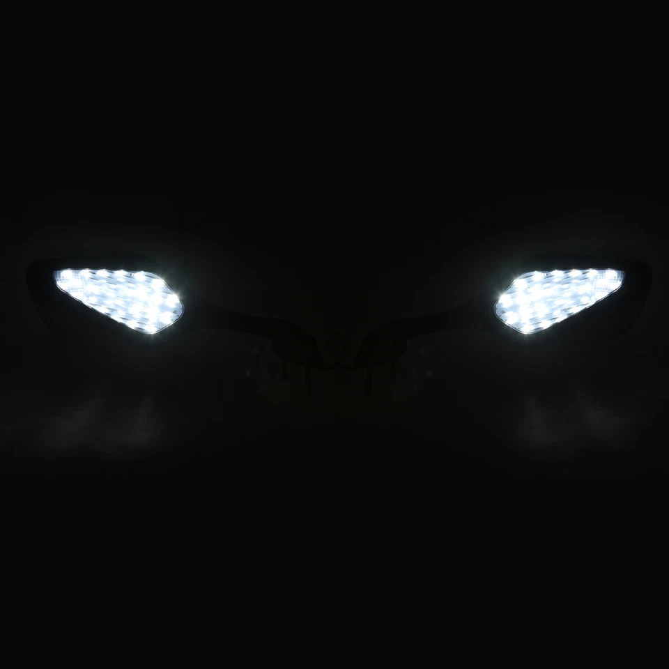 Espejos retrovisores negros intermitente LED PARA HONDA CBR1000RR CBR1000 RR 2008-2016 Foto 3 de 4