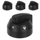 BLUE SEAL KNOBS x 4 FOR GAS OVEN RANGE GRILL VALVE TOP BURNER CONTROL TAP 227379