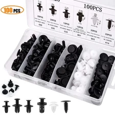 100x For TOYOTA & LEXUS Trim Panel Clips Bumper Fender Push Pin Rivet 7 8 9mm