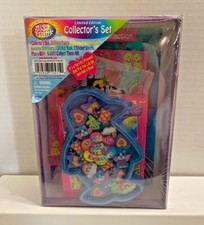 LISA FRANK LE Collector's Set Stationery Cardboard Box LION Cub Puzzle Sticker