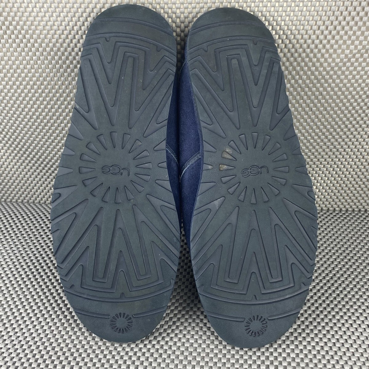 UGG Cooke Slip On Loafer Shoes Mens Size 10 Navy Blue Sheepskin Folding Back UGG Tasman II slippers for Men - Navy in USA | Level Shoes main image 4