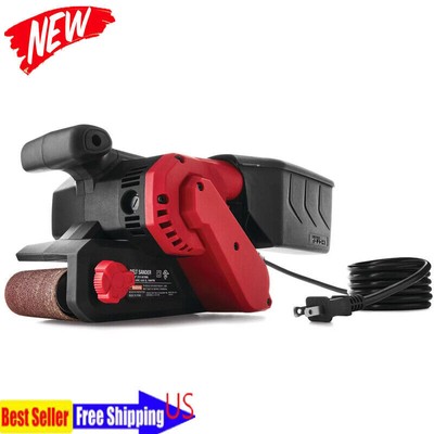 6-Amp Belt Sander Corded Sanders Sanding Finishing Soft Hard Woods Durable New
