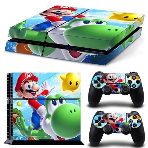 Playstation 4 PS4 Console Skin Sticker SUPER MARIO GALAXY 2 + Controller  Skin | eBay