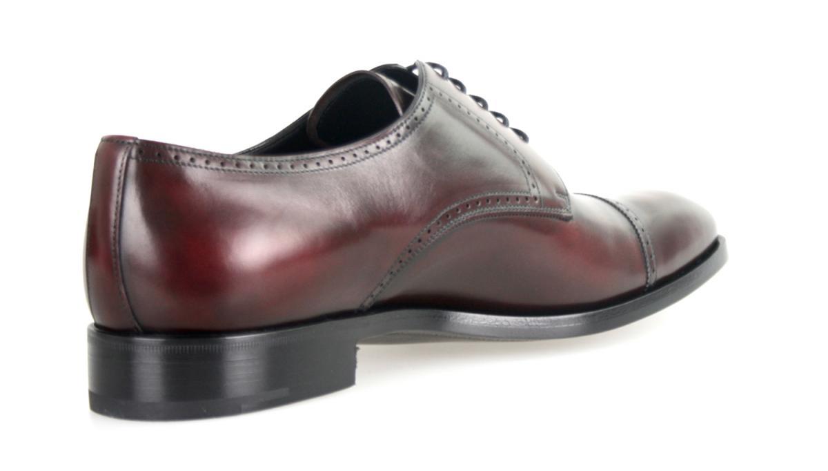Prada Elegant Cap Toe Oxfords 2EB125 PRADA Elegant Cap Toe Dress Shoes - 2EB125 - Burgundy - NEW  main image 2