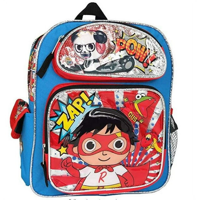 Small Backpack - Ryan's World - Pow! Zap! Blue 12