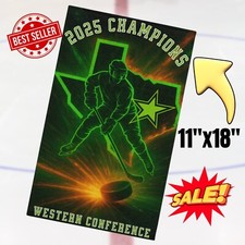 Dallas Hockey Finals Game Towel, Western Conference Champs Sports Fan Gear