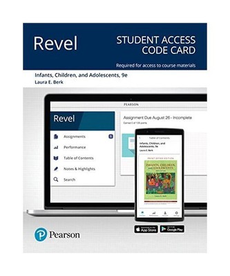 Infants, Children, and Adolescents Revel Access Card, Berk, Laura E.