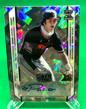 2021 Leaf Metal Draft IZAAC PACHECO Silver Crystal Prismatic Auto XRC (BA-IP1)!