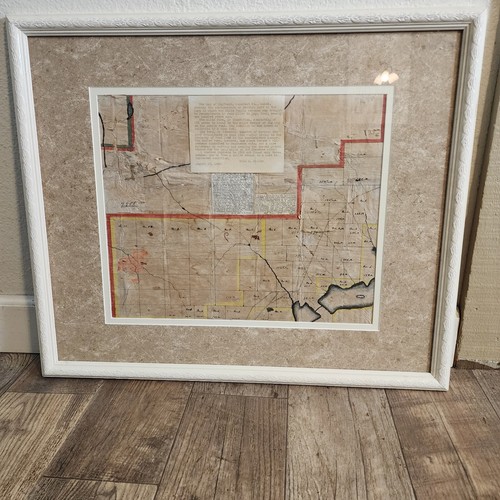 1841 Map of Mayfield Somerset Maine John Eliis Farm Antique Original Historical - Picture 1 of 13