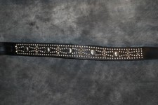 KISS Paul Stanley Black Studded Stud Guitar Strap Diamond Pattern NEW Jodi Head