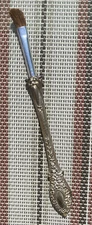 VINTAGE Silver Plated Make Up Brush International Silver Company Antique Solid