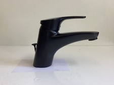 Rubinetto Da Lavabo Hansa Mix Nero Opaco, Rubinetto, Set Di Scarico, 01092283