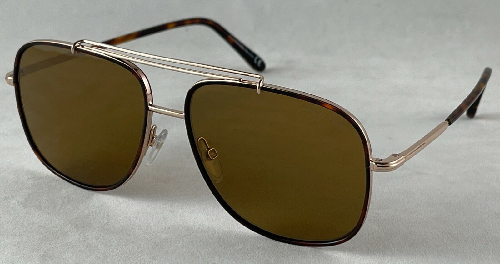 Tom Ford Benton TF693 TF 693 28E Gold/Brown Sunglasses 58-15-145