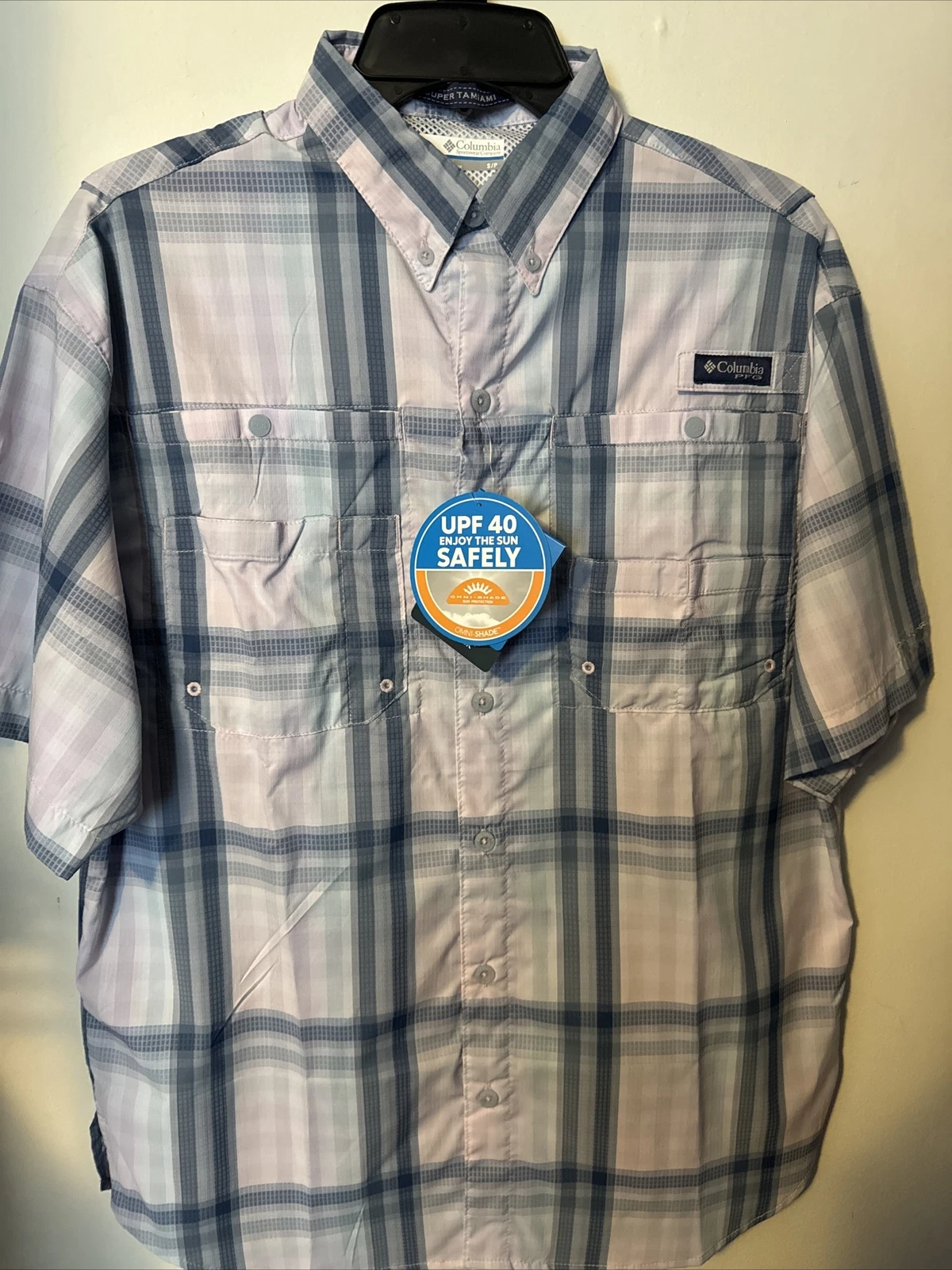 Columbia Men's Super Tamiami Short Sleeve Shirt Multi-Color Plaid (FM7189-506)
Opens in a new window