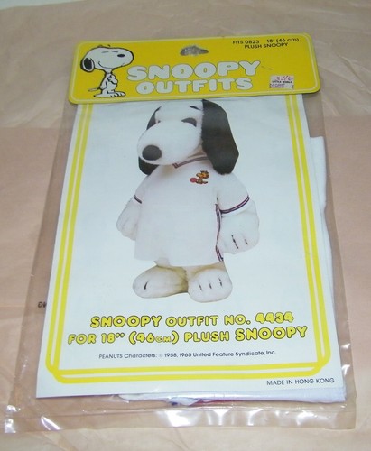 Snoopy Outfit #4434 Peanuts Woodstock Shirt for 0823 18" Plush Vintage NEW - Picture 2 of 4