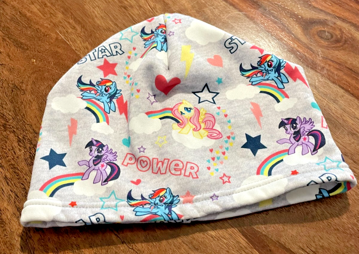 Cappello berretto H&M My Little Pony stampa arcobaleno morbido cotone (ragazze grigio 110 128)