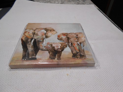 Greenbriar International Inc. Elephant Wall Art Canvas Print 8x8