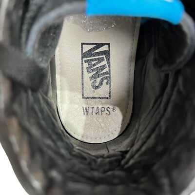 WTAPS x Vans Vault Sk8-Hi LX Black Blue Flame Size US 11 / EUR