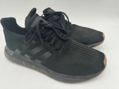 Athletic Shoe Adidas Swift Run Mens Black Gum ADIDAS MENS
