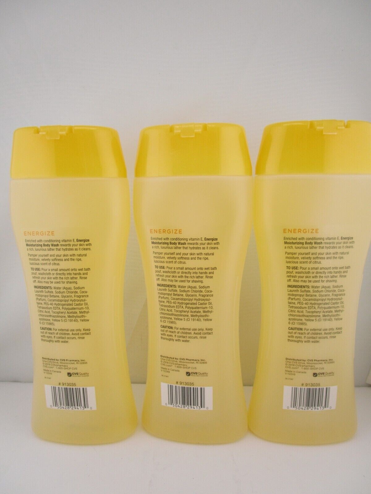 CVS Energize Moisturizing Body Wash With Vitamin E 12 Oz ( ) for sale