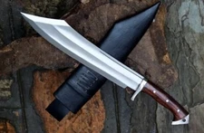 Custom Handmade Carbon Steel Blade Survival Machete Knife - Hunting - Camping