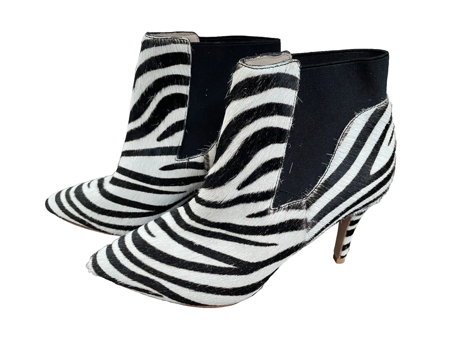 Botas para mujer con estampado de animales cebra