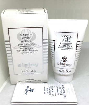 SISLEY PARIS FACIAL MASK LINDEN BLOSSOM SENSITIVE SKIN 2 fl oz BOX ITEM SEAL