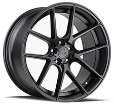 One 20x9 Aodhan AFF3 5x114.3 +32 Flow Forged Matte Black Wheel