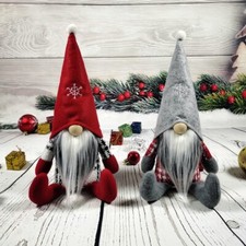 Christmas faceless old man snowman decoration