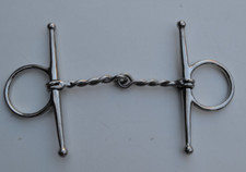 Knebeltrense gebrochen gedreht 12,5 cm Ausstellungsstück 1235