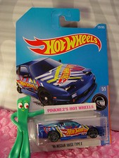2017 i Hot Wheels '96 NISSAN 180SX TYPE X #225✰blue;gray pr5✰HW RACE ✰ case K/L