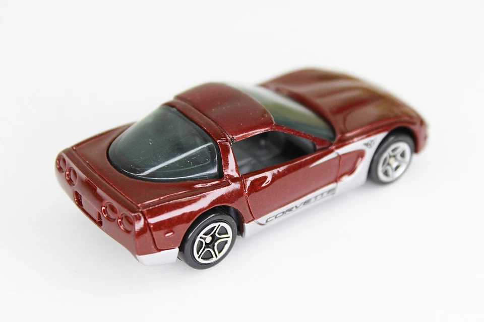 Matchbox 1996 Corvette Coupe Hot Rod 1:60 Scale Maroon NICE - Image 2 of 4