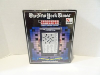 NEW YORK TIMES Crossword Companion Roll-A-Puzzle System 24 Puzzles NEW