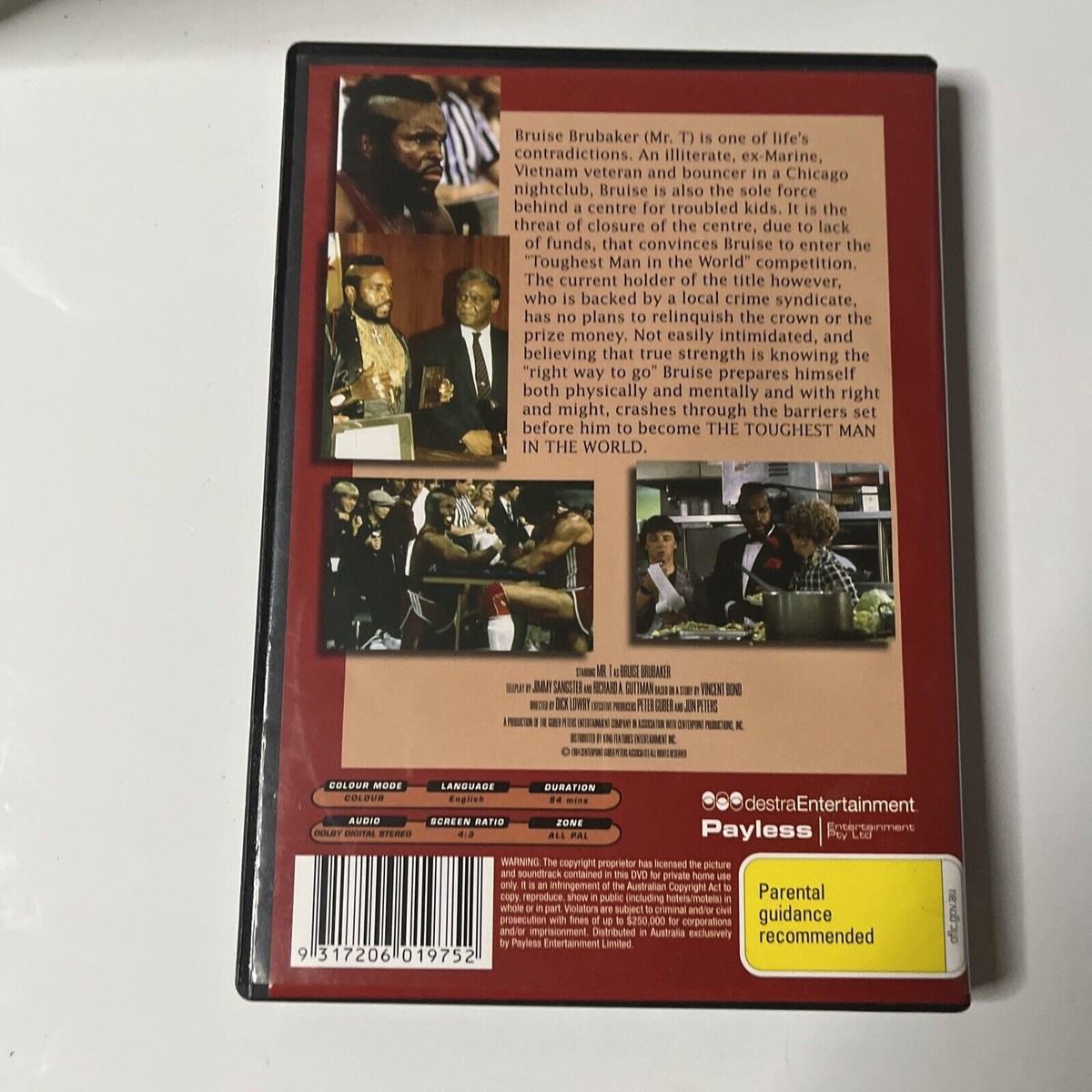 The Toughest Man In The World (DVD, 1984) Mr T. All Regions NEW | eBay