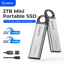 ORICO Portable SSD 2TB USB3.2 Type-C PSSD 1000MB/S  External Solid Storag Drive