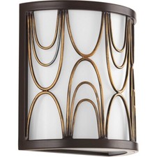 PROGRESS LIGHTING P7149-20 ANTIQUE BRONZE WALL SCONCE NEW