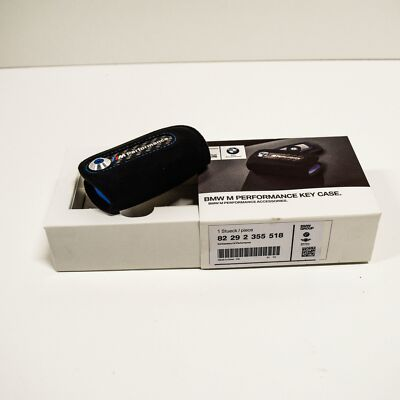 NEW BMW M PERFORMANCE KEY FOB HOLDER BAG CARBON COVER CASE