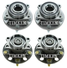 Front and Rear Wheel Bearing & Hub Assembly Kit Timken For Sebring Avenger FWD