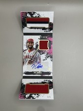 2021 Topps Inception Jo Adell Autographed Rookie Game Day Relic Book Card /5