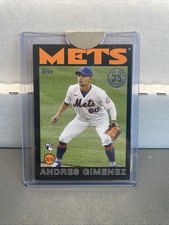 2021 Topps Andres Gimenez 1986 Topps Rookie Card BLACK /299