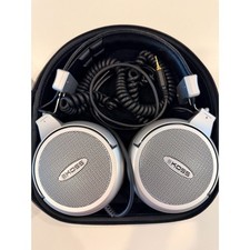 Koss PRO4S Studio Over-Ear Headphones Black case Coile Cord Tested Working Flaw