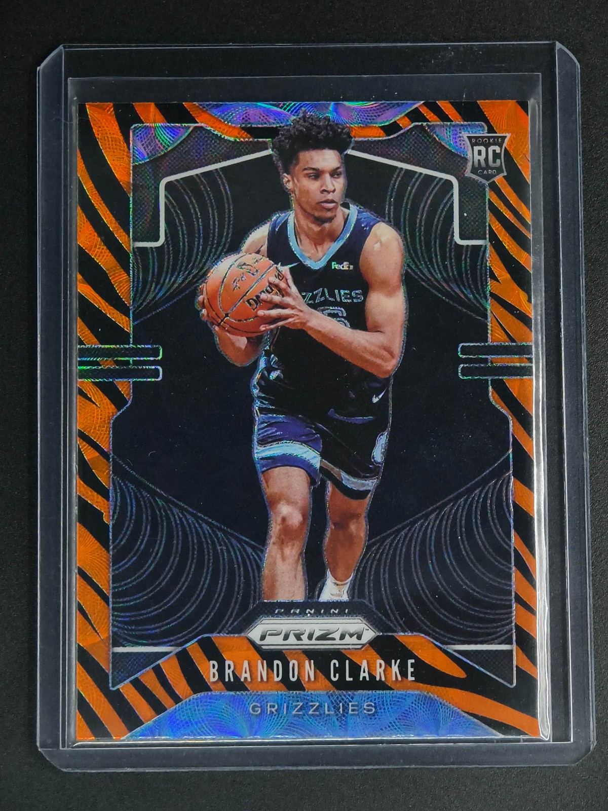 Brandon Clarke 2019-20 Panini Prizm Basketball RC Tiger Stripe Choice SSP [3hk