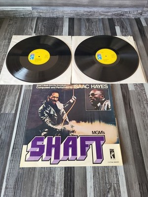 Shaft - Music from the Soundtrack Performed by Isaac Hayes 2-LP VTG Record Album