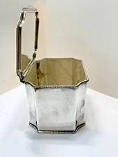 Mappin & Webb Silver Ltd. (MSLD) Silverplate Tea Caddy – Hand Mark – Model 0128 